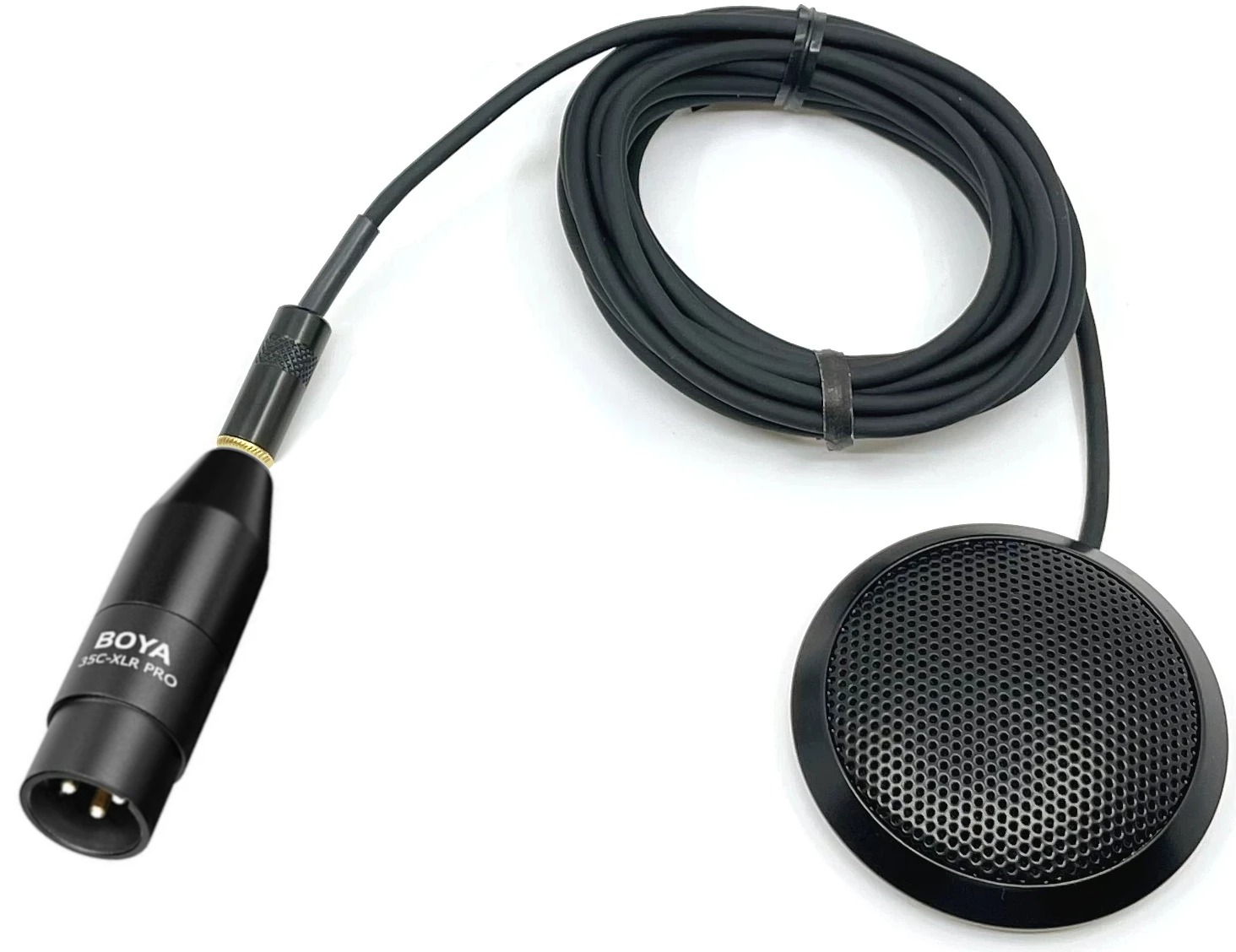 Professional Omnidirectional ultra-high sensitivity, ultra-high gain, low-noise boundary microphone and Boya XLR adapter for phantom Questions & Answers
