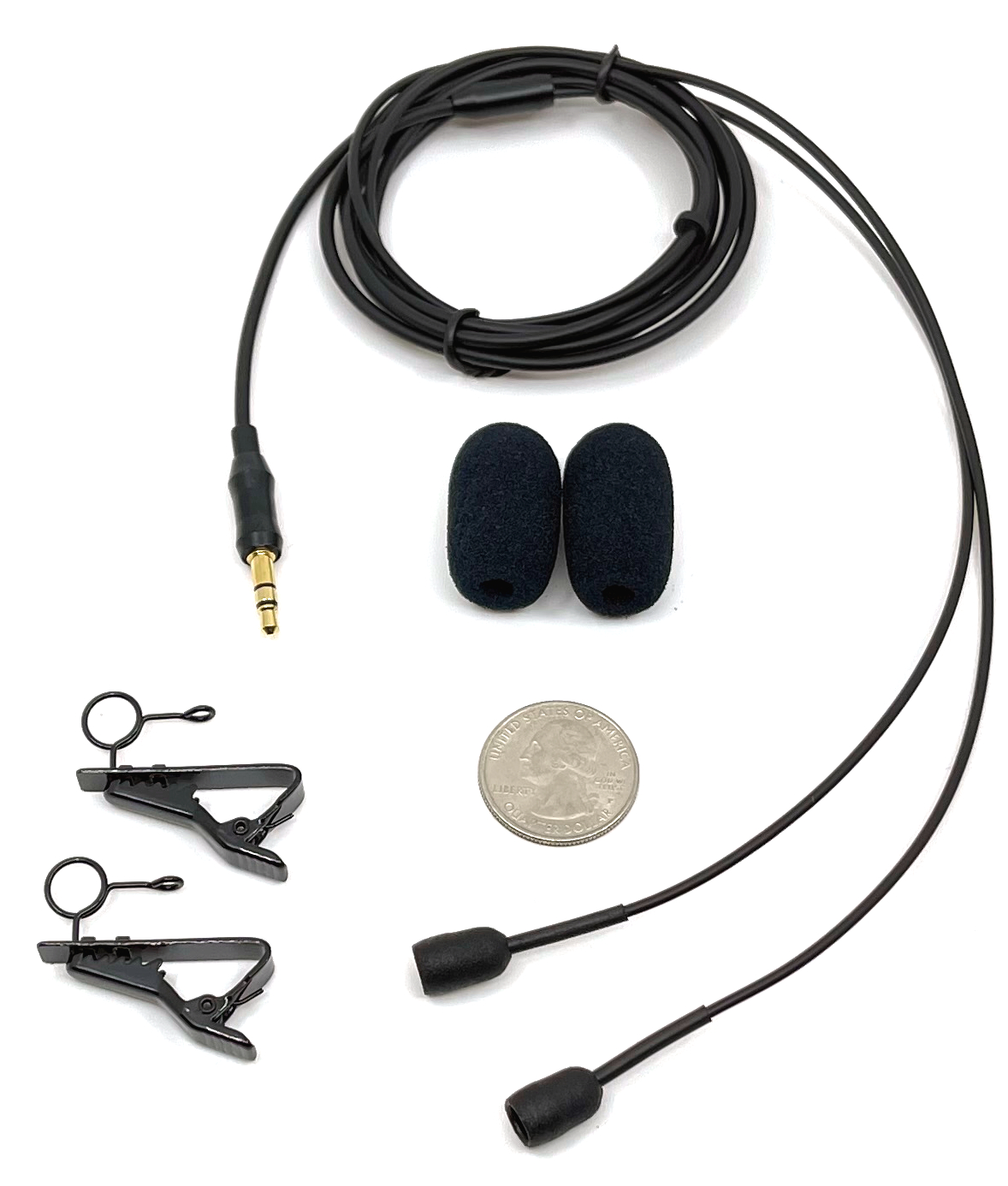 Miniature Binaural Microphones with 3.5mm (1/8") straight gold plated connector - High Sensitivity Questions & Answers