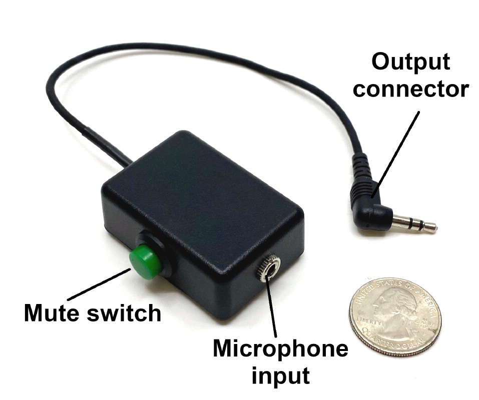 SP-MUTE-SWITCH - In-line 3.5mm mute switch - 8" cable - can be used with any microphone or line level device Questions & Answers