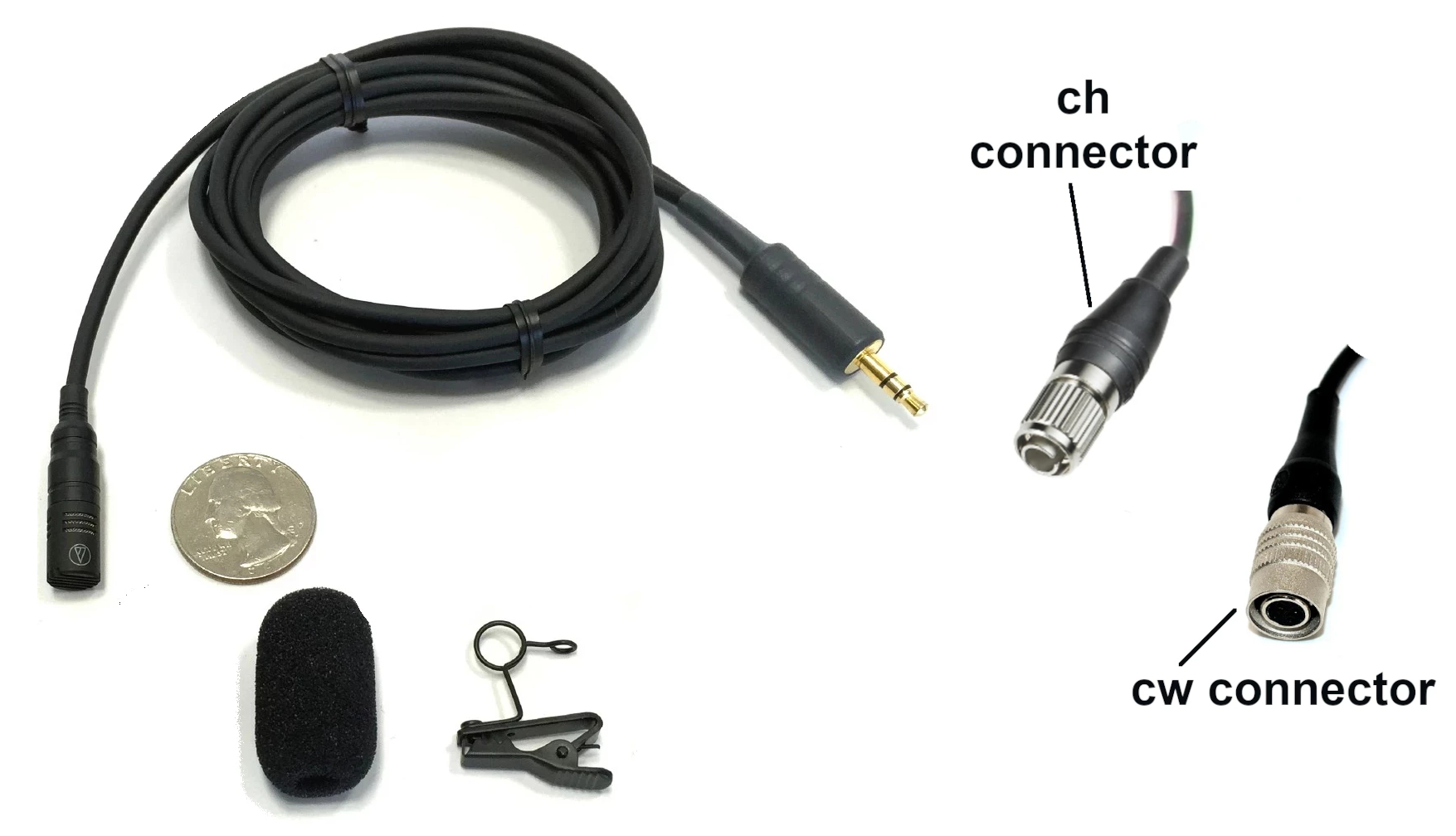 Premium miniature lapel microphone - various connectors available Questions & Answers
