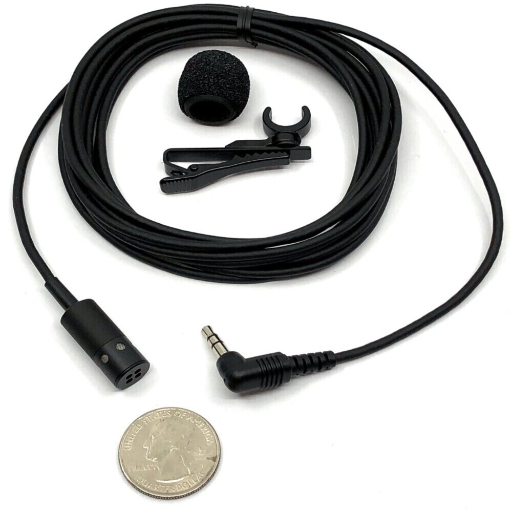 AT831H-7 - Cardioid lapel mic with clip and windscreen - balanced 3.5mm plug - see details Questions & Answers