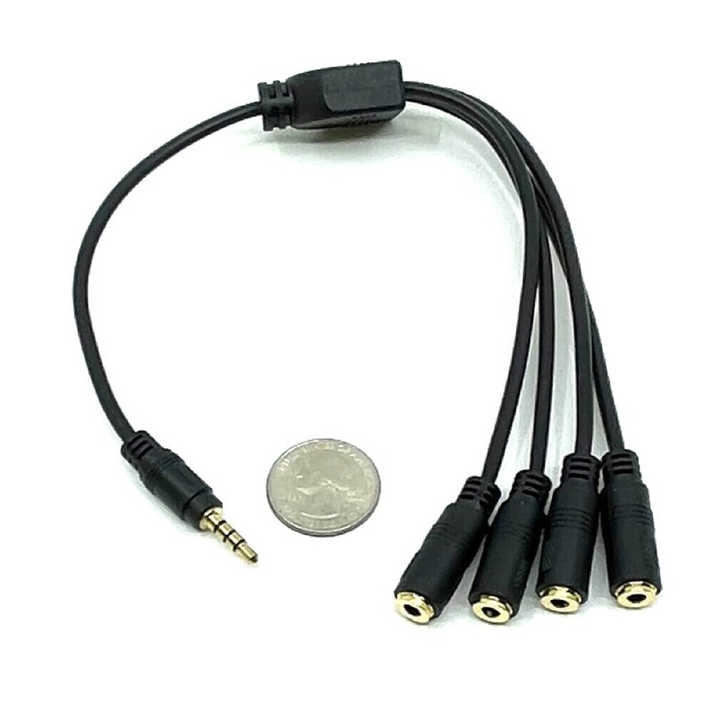 SP-QUAD-ADAPTER - 4 way audio splitter Questions & Answers