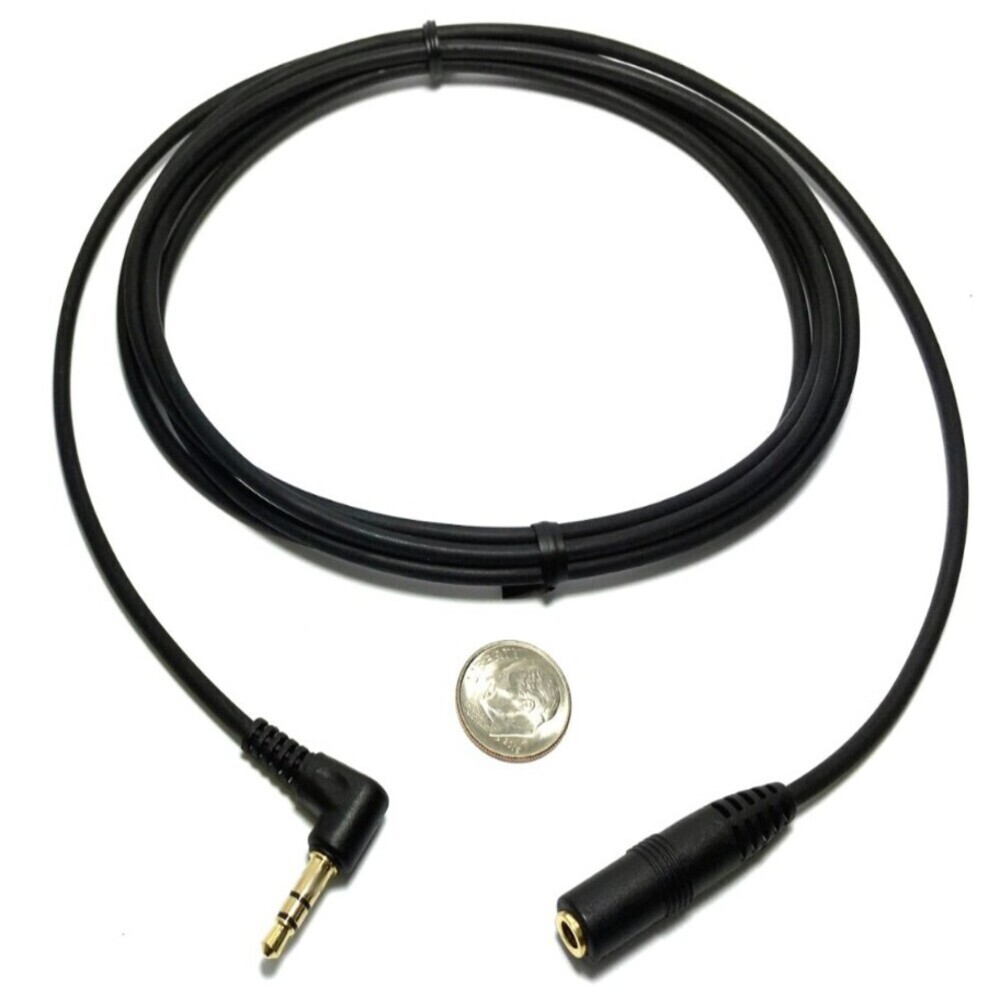 3.5mm male to female mono/stereo extension cable - 6 feet long Questions & Answers